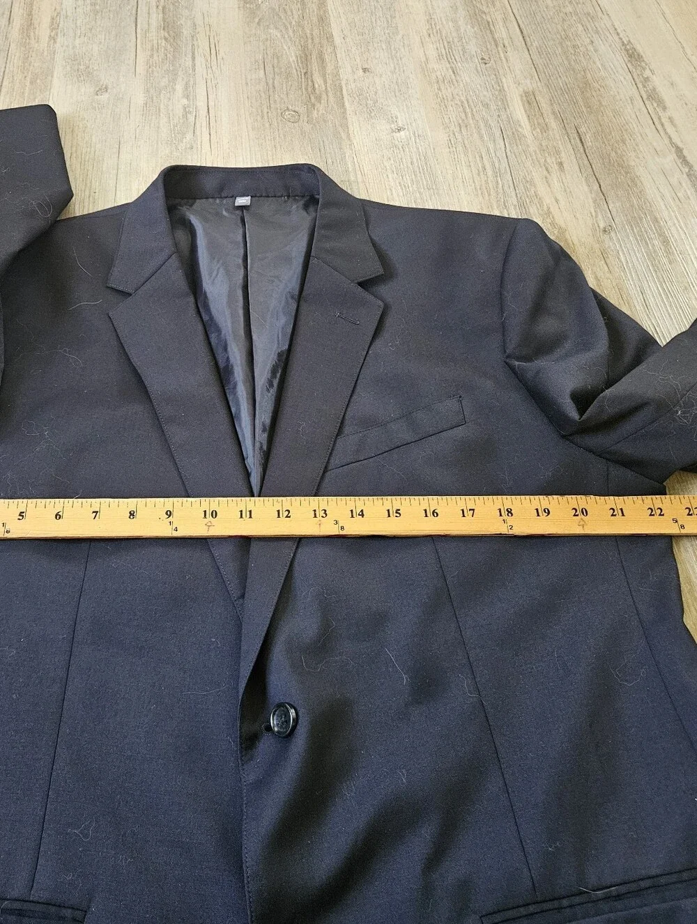 Bonobos Men's Slim Fit Solid Dark Blue Jetsetter Wool Two-Piece Suit 46R